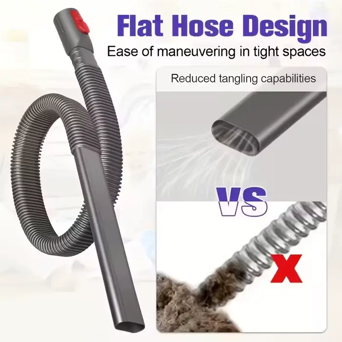 Tuyau d'aspiration pour nettoyage de filtres anti-peluches de sèche-linge