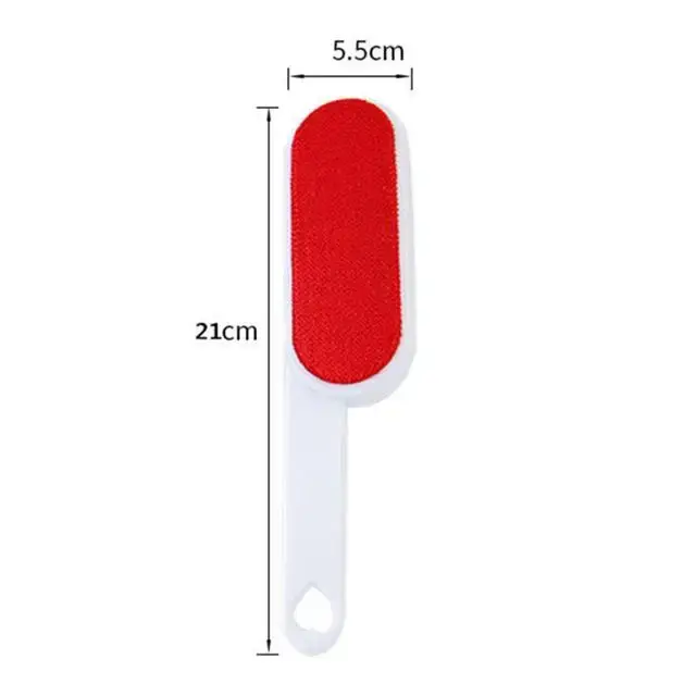 Rouleau anti-peluches autonettoyant, brosse dépoussiérante sur 2 côtés, dissolvant de poils d'animaux, pour enlever les poils de chien et de chat, du canapé, des tapis et des vêtements