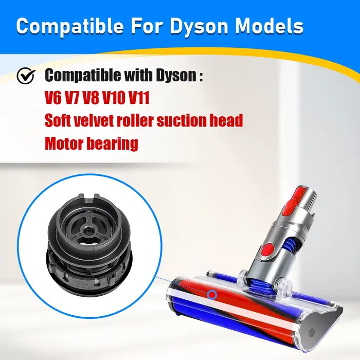 Roulements de moteur à tête d'aspiration souple
