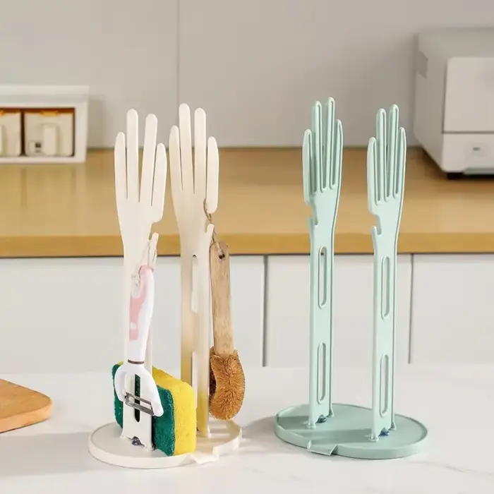 Support de séchage de gants de cuisine avec Base de Drainage