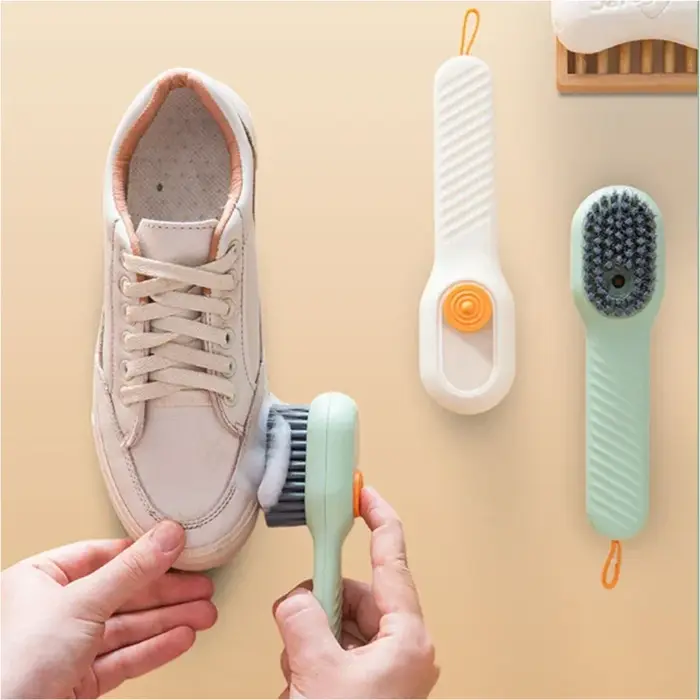 Brosses de nettoyage multifonctionnelles en plastique pour chaussures et tuyaux