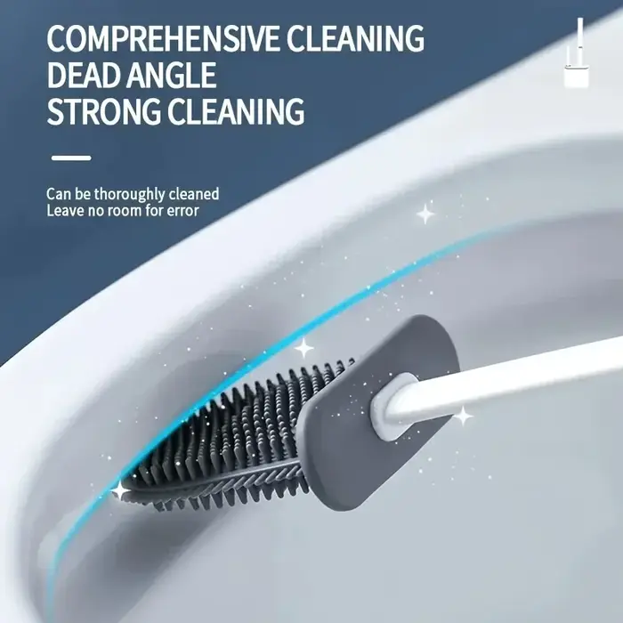 Brosse de Toilette Flexible en Silicone pour HOBooks