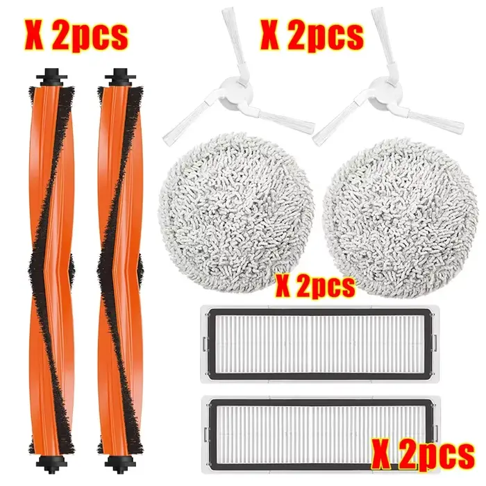 Tampons de vadrouille pour aspirateur robot Xiaomi STYTJ06ZHM & ata jia Pro, auto livres, couvercle