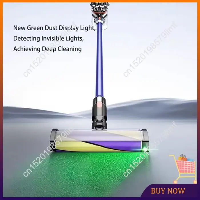 Fixation d'aspirateur de sol en bois dur pour tête de brosse à rouleau souple Dyson V7 V8 V10 V11 V15 avec lumière