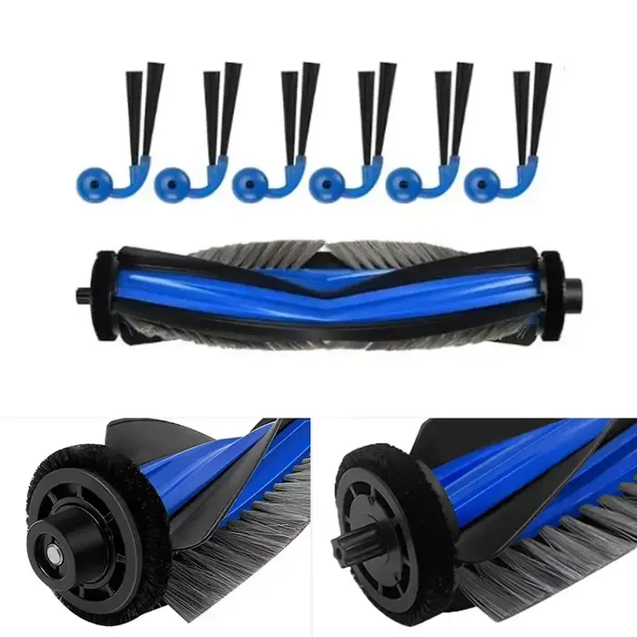 1 brosse principale, 6 brosses latérales pour aspirateur robot Ecovacs X11 OMNICYCLONE, accessoires