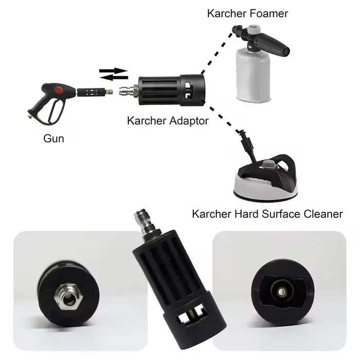 Adaptateur pour nettoyeur haute pression 1/4 Quick Allergic