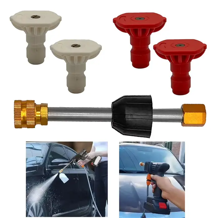 Lance de pulvérisation pour nettoyeur haute pression, lance d'extension pour lave-auto, buse à conne