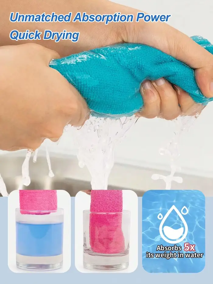 Chiffons de nettoyage en microfibre (5/10/20 points)
