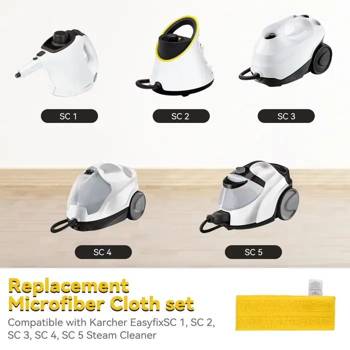 Tampons de nettoyage pour Karcher Easyfix SC1 SC2 SC3 SC4 SC5