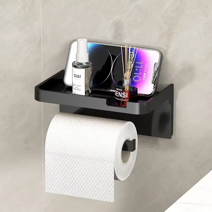Porte-papier hygiénique facile à installer