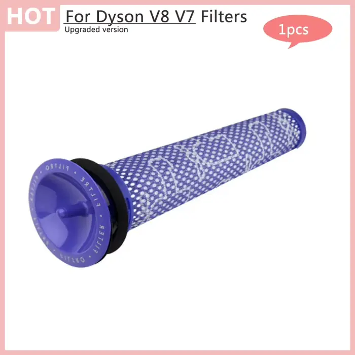 Accessoires pour aspirateurs sans fil Dyson V8 V7, pré-filtres, post-filtres HEPA, pièces de rechang
