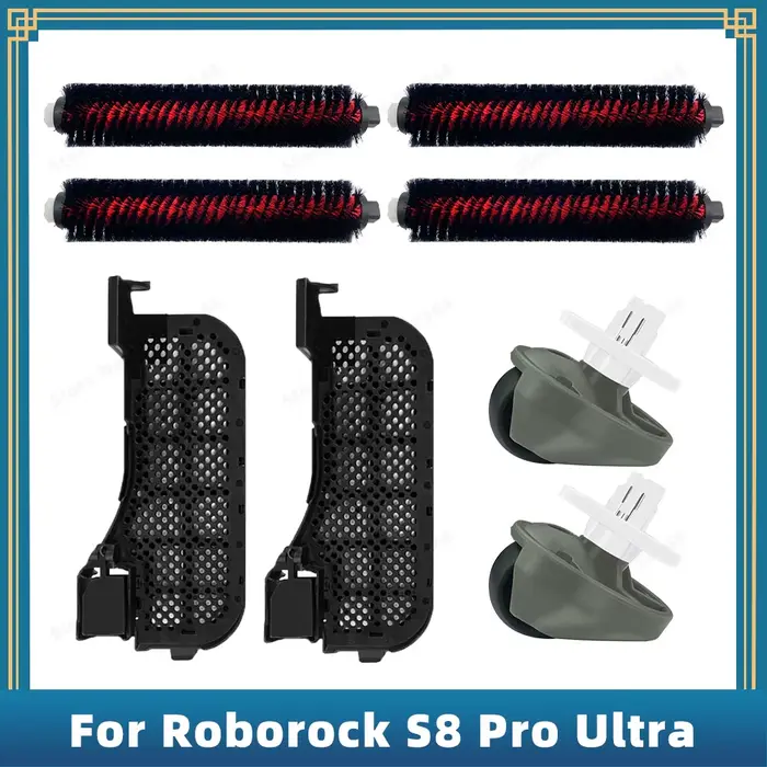 Compatible pour Roborock S8 Pro Ultra, accessoires de pièces, filtre de réservoir de nettoyage, bros