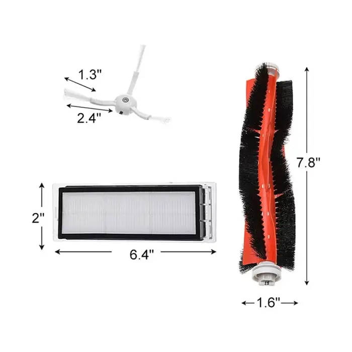 Brosse latérale principale pour aspirateur Xiaomi Mi Robot 1/1S SDJQR01RR SDJQR02RR SDJQR03RR Roborock E3