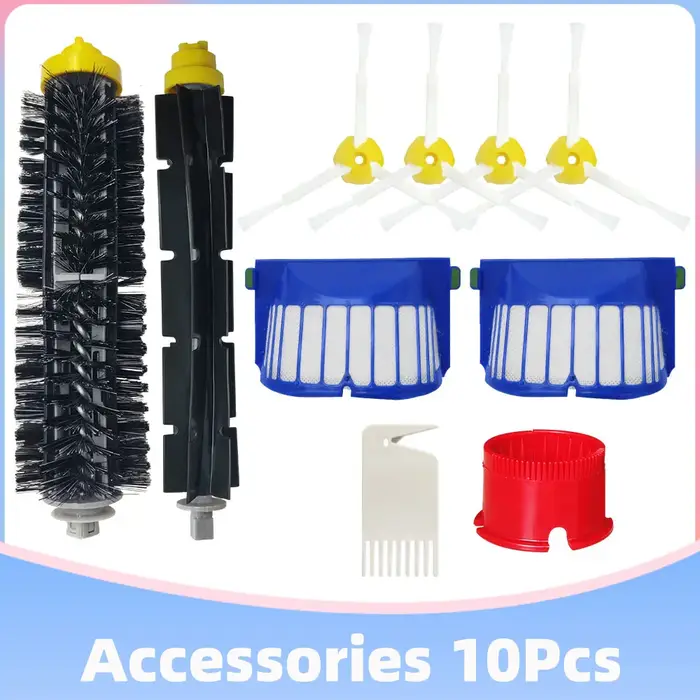 Compatible avec iRobot Roomba Série 600 605 614 620 660 630 631 650 651 655 660 671 680 691 692 694 697 698 585 595 Pièc