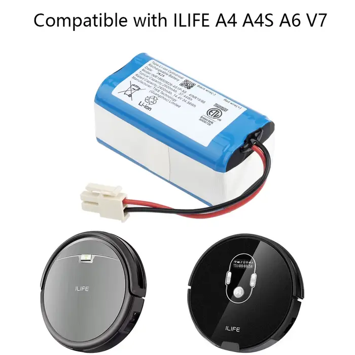 Batterie Li-ion Rechargeable pour aspirateur Robot ILIFE ecovacs A4s