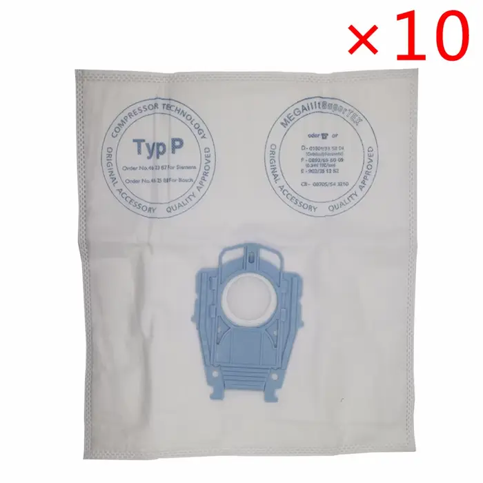Sac à poussière en micropolaire de type P pour aspirateur Bosch Hoover