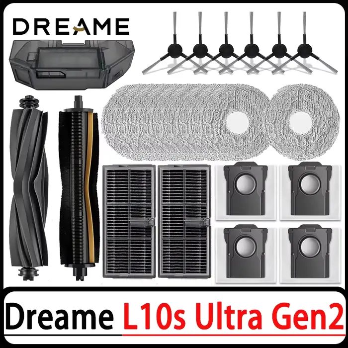 Accessoires pour aspirateur robot Dreame L10s Ultra Gen2/L30s : brosse latérale principale