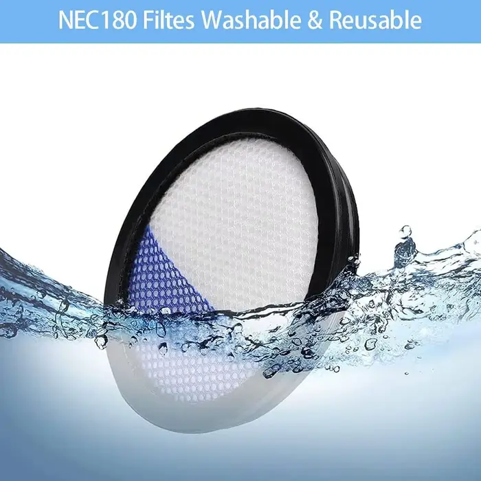 Filtre HEPA pour aspirateur Eureka RapidClean Pro sans fil NEC190 NEC180 NEC185 NEC186 NEC280TL NEC380 NEC480