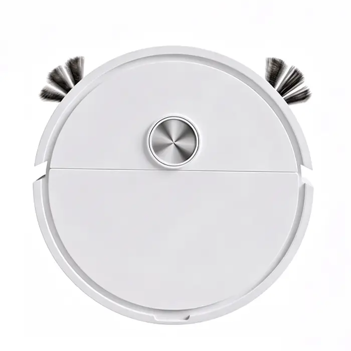 Mini aspirateur robot 3 en 1, machine de nettoyage intelligente avec évitement automatique des obstacles, facile à utiliser pour les poils d'animaux, les sols durs et les tapis