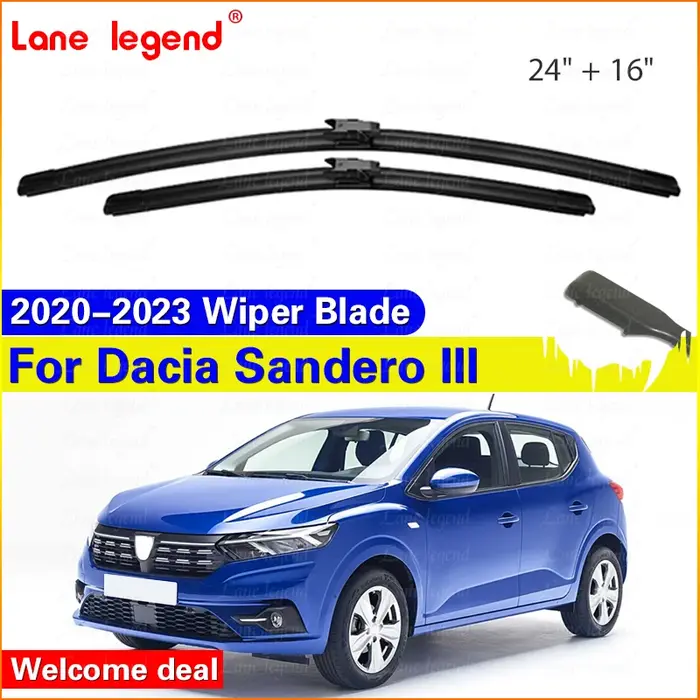 Essuie-glace de pare-brise de voiture pour Dacia Sandero III