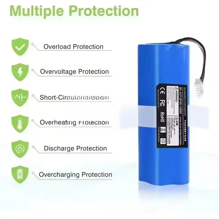 Nouvelle Batterie ECOVACS 2026 S10-LI-144-5200 12800mAh pour Aspirateur Robot