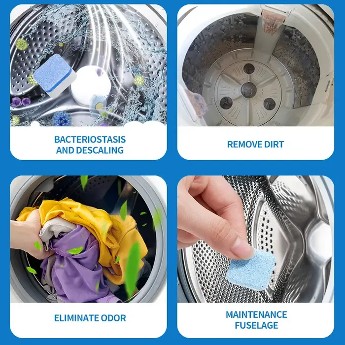 Tablette effervescente nettoyante pour lave-linge