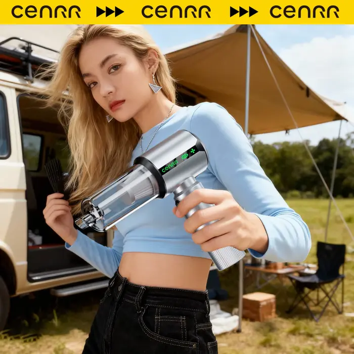 CENRR nouvel aspirateur de voiture haute aspiration puissant sans fil Portable nettoyeur de voiture pour la maison cadeau un cadeau d'anniversaire de noël