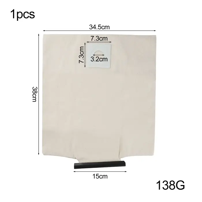Sacs à poussière réutilisables pour aspirateur Nilfisk VP100 VP200 VP300