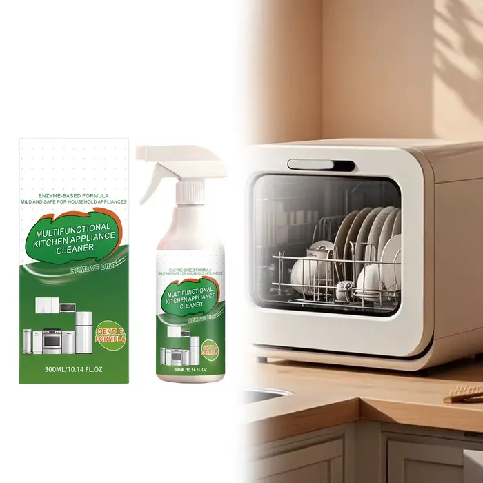 Nettoyant Moussant Enzymatique Multi-usages 300ml – Dégraissant Puissant à Base d'Enzymes pour Cuisine et Maison