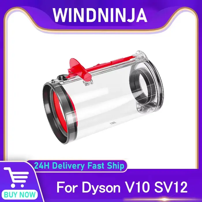 Grand bac à poussière pour aspirateur Dyson V10 SV12