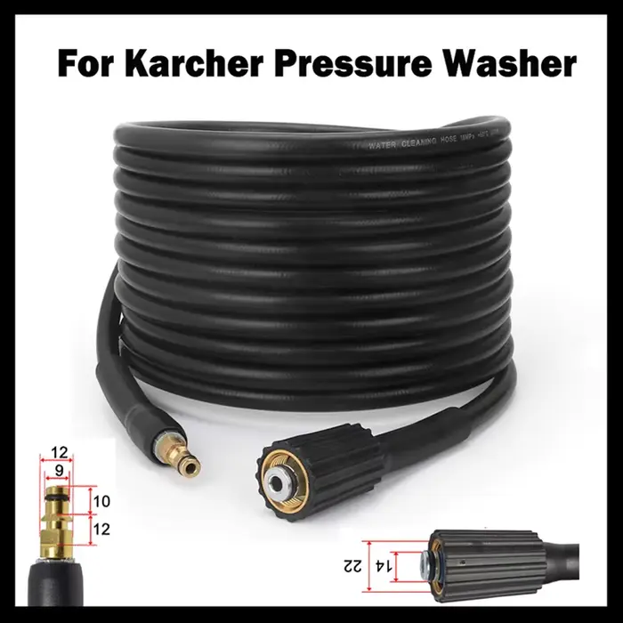 Tuyau de nettoyage haute pression pour nettoyeur haute pression Karcher, Nilfisk, STIHL, Gerni, HUSQVARNA