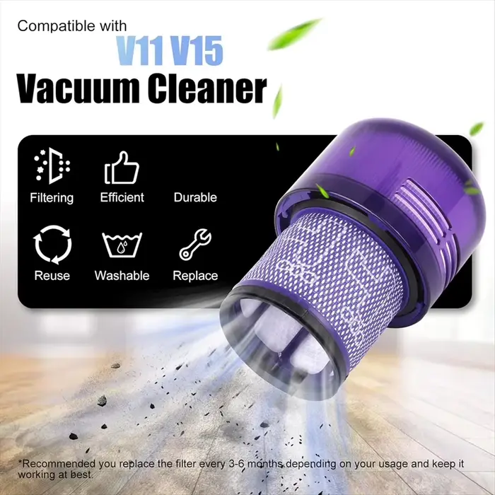 Grand bidon de remplacement amélioré pour aspirateur Dyson V11 V15 SV14 SV15 SV22