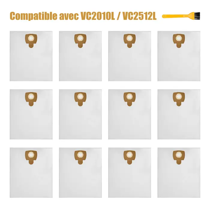 Sacs d'aspirateur pour Makita 446L VC2010L VC3011L VC2511 VC 2512 L 1025L 412/415 912/915