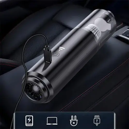Aspirateur de poussière portable pour voiture, aspirateur électrique sans fil à forte aspiration, nettoyeur de vitres électrique intelligent pour la maison