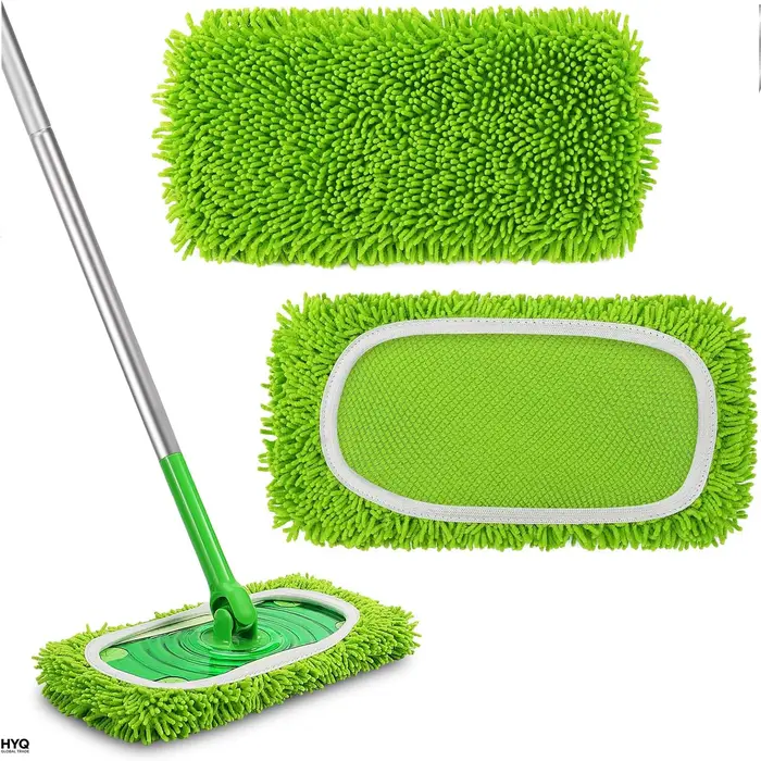 Lot de tampons de rechange compatibles Swiffer – Recharges en microfibre réutilisables