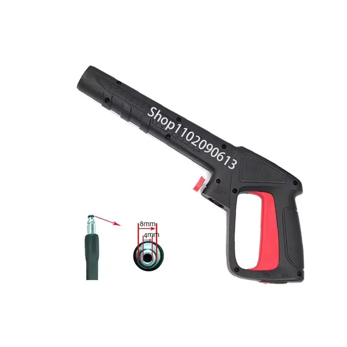 Pistolet à eau pour lavage de voiture, nettoyeur haute pression, outils de conduite d'eau, AR, noir,