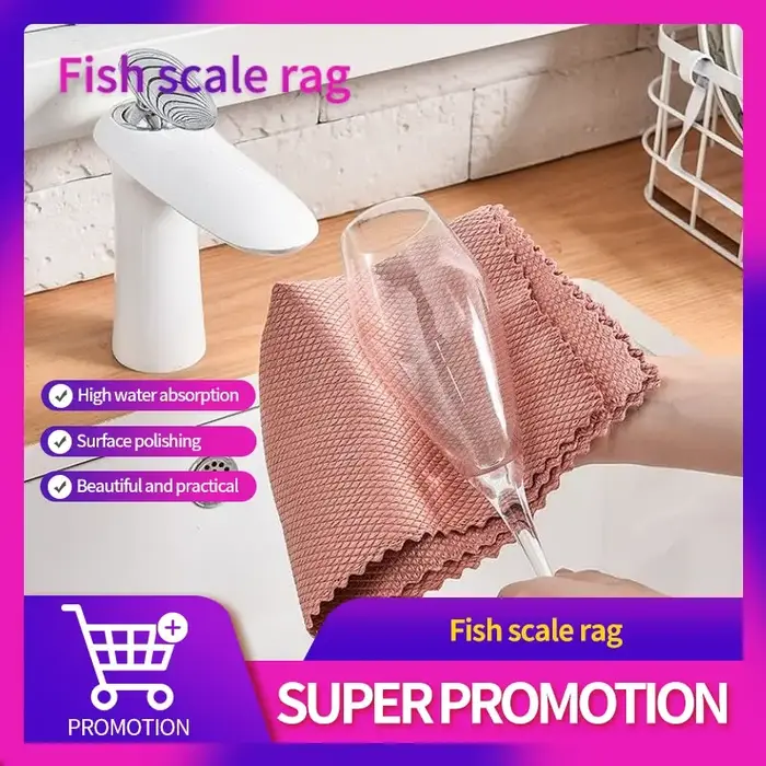Serviette absorbante en verre sans trace pour la cuisine