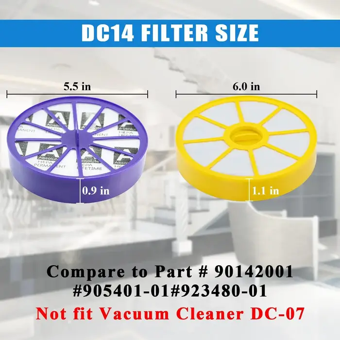 Filtre HEPA pour aspirateur Dyson DC05 DC08 DC19 DC20 DC21 DC29
