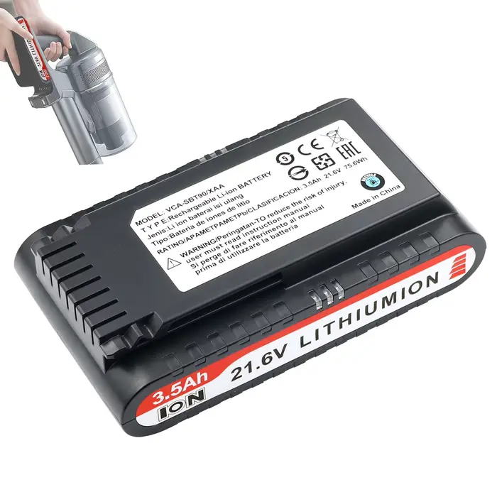 Nastima 21.6V Rechargeable Eddie ion Aspirateur Batterie 3500mAh pour Samsung VCA-SBT90/XAA Pour Jet