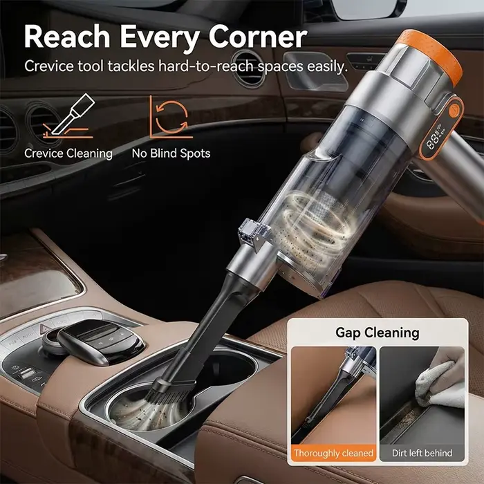 Aspirateur de voiture sans fil puissant