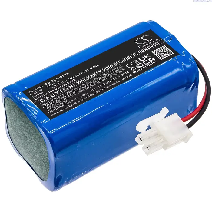 Batterie d'aspirateur 14.8V 2600mAh UR1860ZT-4S1P-AAF pour Ariete Briciola 2717 2711/1 2717/1 Profimaster 2712 2712/1 2712/2