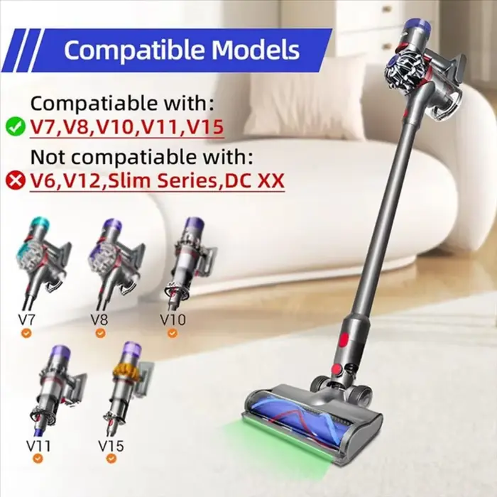 Tête de nettoyage pour aspirateur Dyson V7 V8 V10 V11 V15
