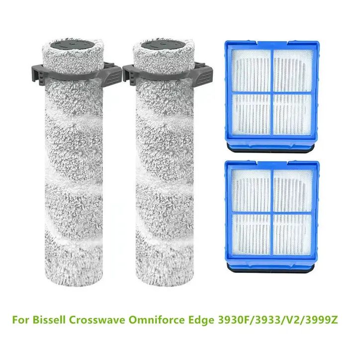 Pour Bissell Crosswave Omniforce Edge 3930F/3933/V2/3999Z filtre HEPA brosse principale aspirateur rouleau