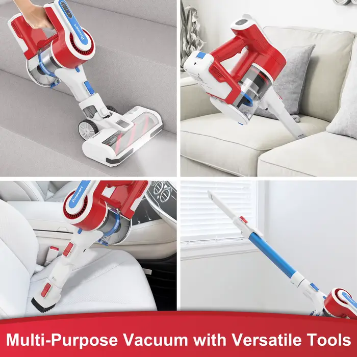 POWEART-aspirateur sans fil V80 26KP, puissant appareil d'aspiration
