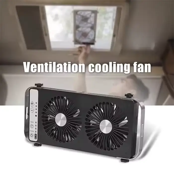 TYTXRV RV Camper accessoires 12V blanc/noir ventilateur de refroidissement de Ventilation étanche