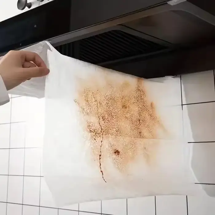 Lot de 12 filtres à huile jetables en papier non tissé pour hotte de cuisine