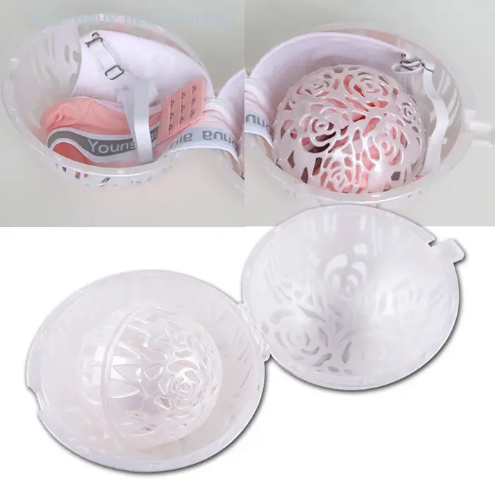 Nouvelle boule de lavage pratique 2021 pour lave-linge, double économiseur de savon pour soutien-gorge, nettoyage domestique, outil pratique pour le linge féminin