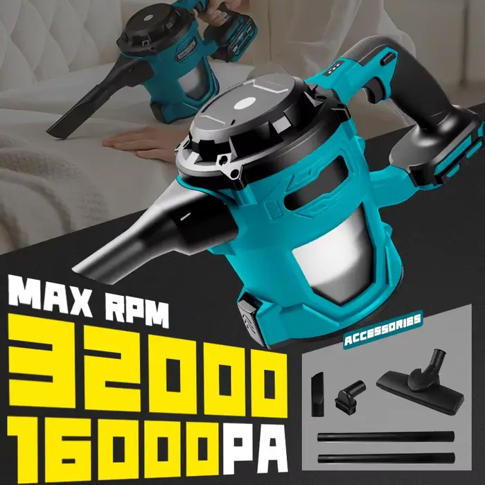 Makita – aspirateur électrique sans fil 16000pa