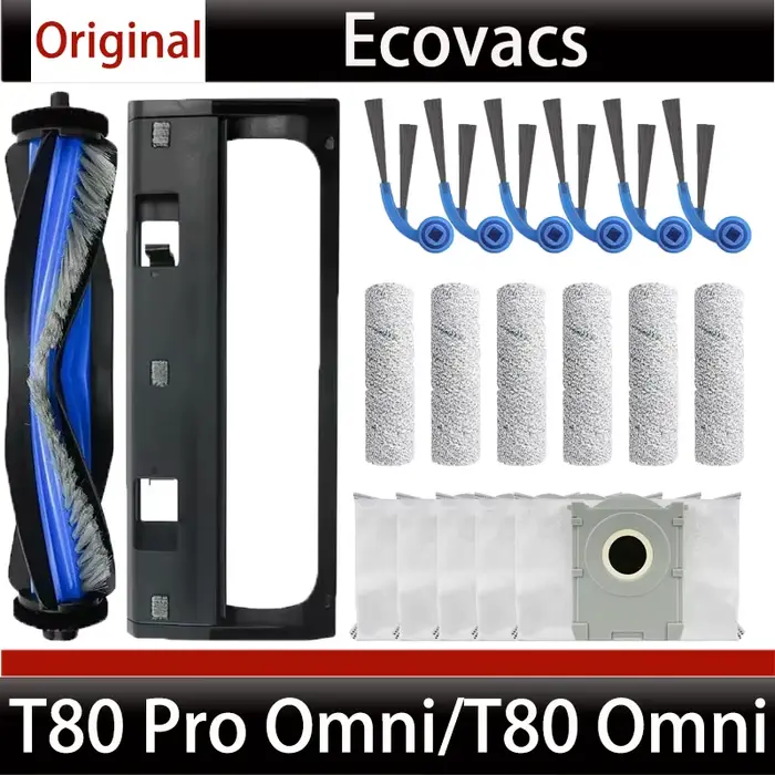 Accessoires d'origine pour aspirateur Ecovacs T80 Pro Omni: couvercle de brosse principale T80