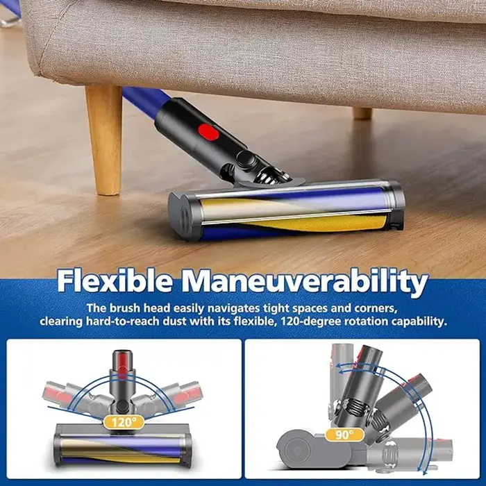 Tête de brosse à rouleau souple pour nettoyeurs sans fil Dyson V7 V8 V10 V11 V15